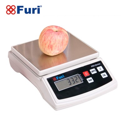 Furi High Quality FEH-6000g/1g Accuracy Display Digital Electronic Food Cooking Kitchen Scale