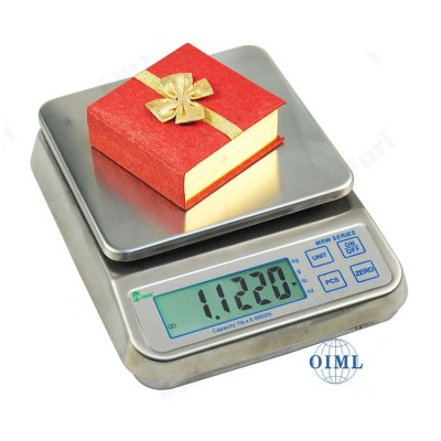 FURI 1g/5kg SS304/201 Material Large LCD Display Waterproof Digital Weighing Scale