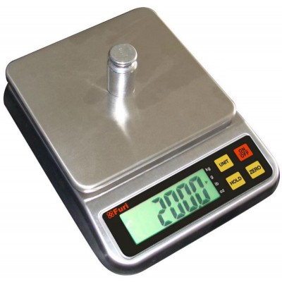 5kg/1g Furi SS304/201 Portable Waterproof Accuracy Weighing Scale