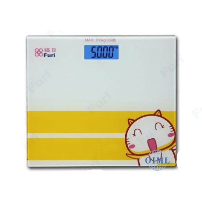 0.1kg/180kg High Precision Electric Tempered Glass Body Bathroom Scale